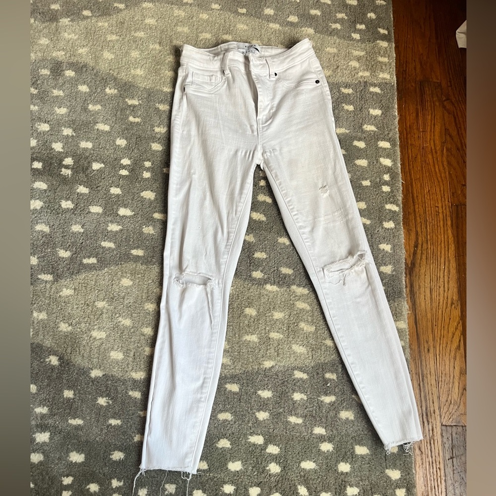 Pistola white denim jeans